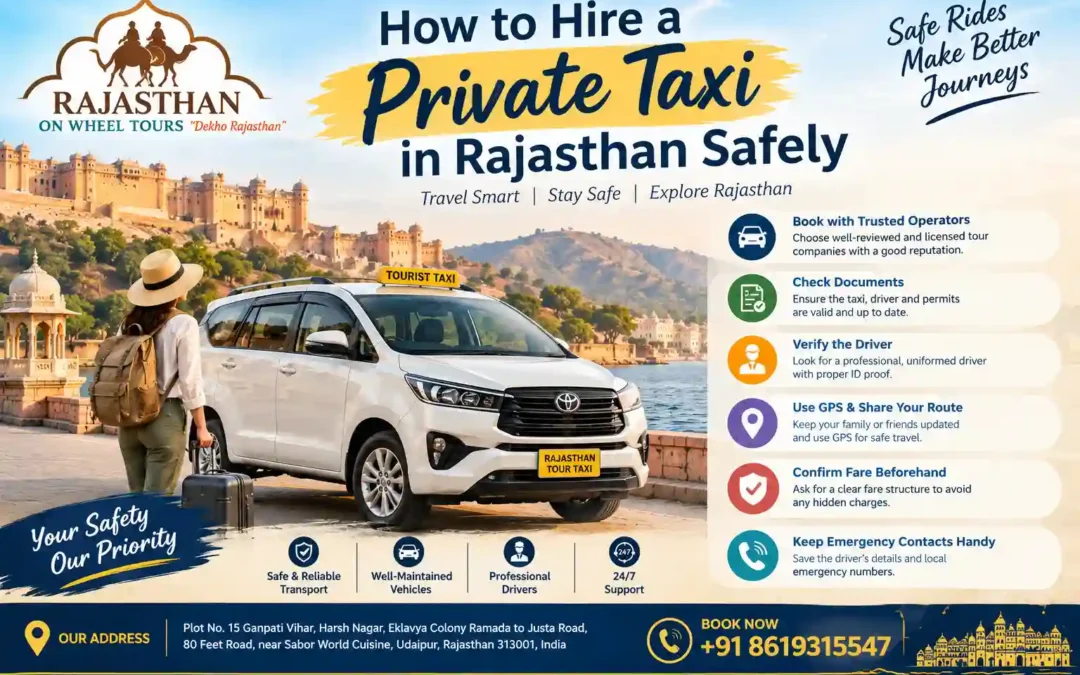 How to Hire a Private Taxi in Rajasthan Safely